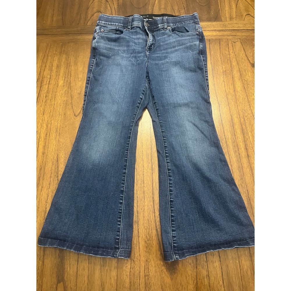 Torrid Bombshell Flare Super Soft Jeans Blue Medium Wash Denim 16S Short Inseam
